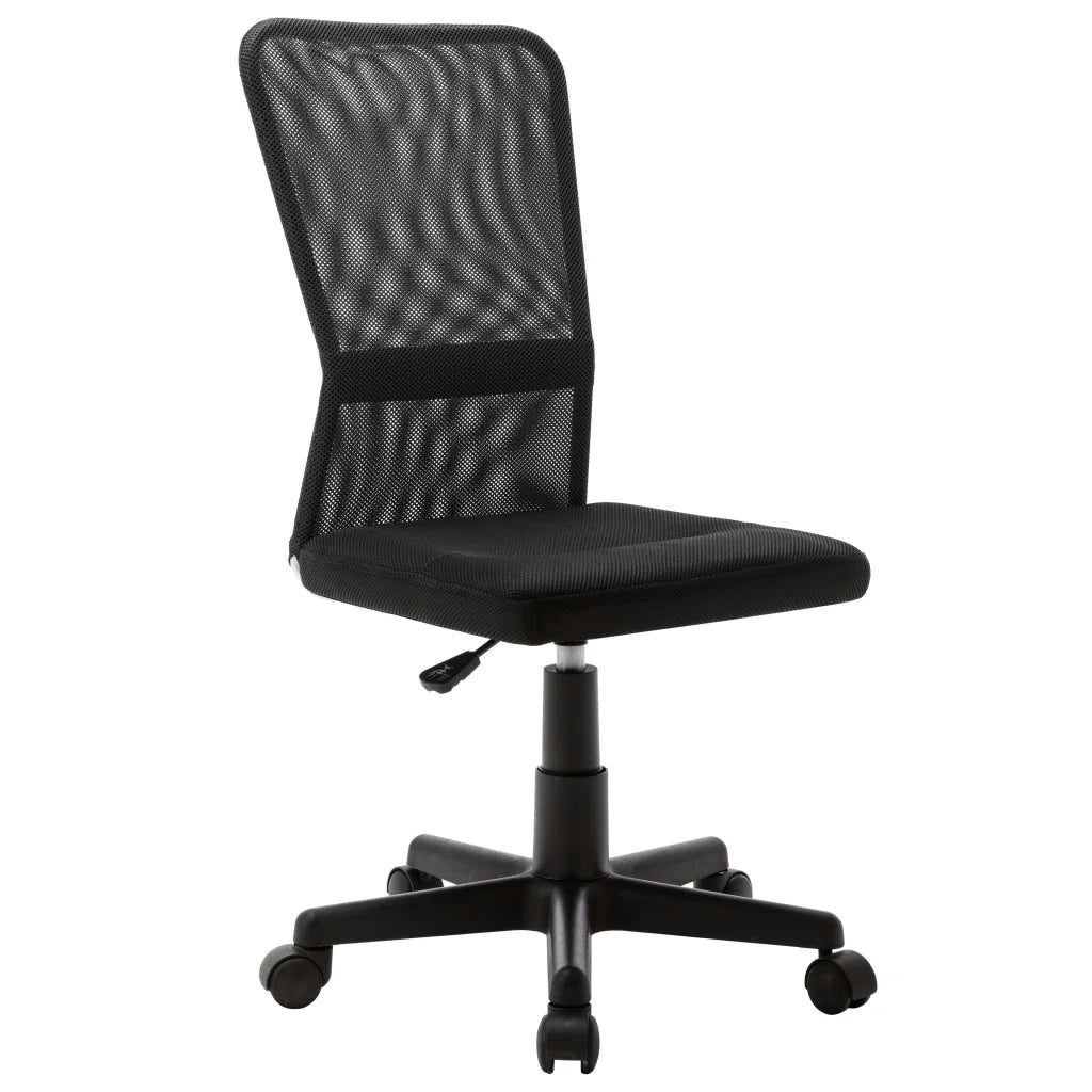 Sedia da Ufficio Nera 44x52x100 cm in Tessuto a Rete cod mxl 62745