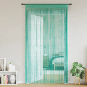 Tende a Filo 2 pz Turchese 140x250 cm