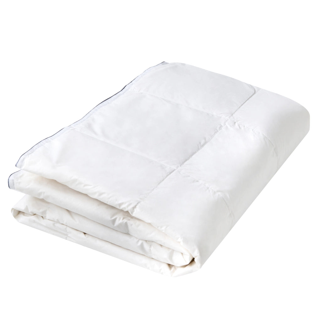 Piumino leggero e caldo in piuma d'oca di lusso 200 x 200 cm Bianco morbido elegante