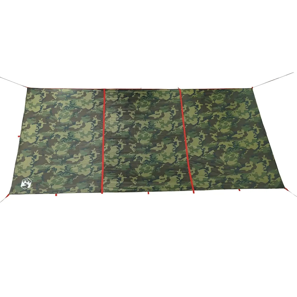 vidaXL Telone da Campeggio Mimetica 451x420 cm Impermeabile