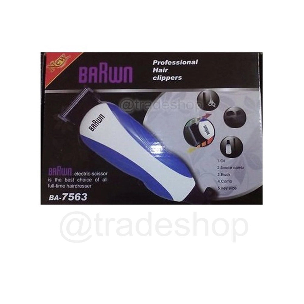 Trade Shop - Taglia Capelli Professionale Barwn Elettrico Taglia Barba Rasoio Con Cavo -