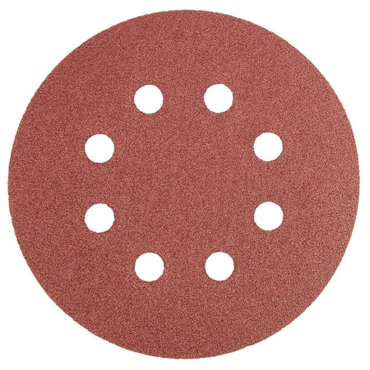 Topex 55h943 disco levigante con on velcro 125 mm k120 5 pezzi co