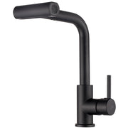 Rubinetto cucina 5 in 1 nero opaco con bocca estraibile multifunzione – 4 flussi, aeratore Z-flow e design moderno