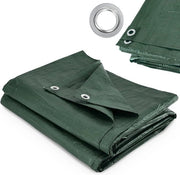 Zecca impermeabile tessuta, 12m², copertura protettiva per giardini e barche, dimensioni 3x4m, colore verde