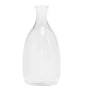Vaso decorativo Un Fiore 150 in vetro borosilicato trasparente soffiato a mano, 150 cl, design elegante per arredo casa e contesti professionali