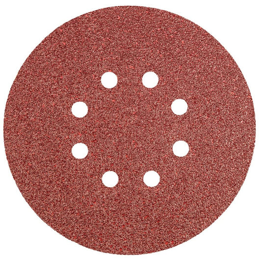 Topex 55h945 disco levigante con on velcro 150 mm k40 5 pezzi ds