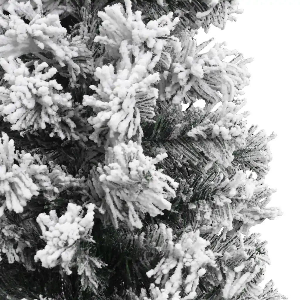 Albero di Natale Artificiale con Neve Fioccata Verde 210 cm PVC 320955