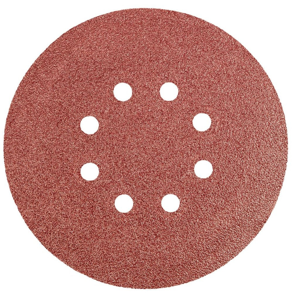 Topex 55h946 disco levigante con on velcro 150 mm k60 5 pezzi ds