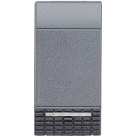 Living Light - Pulsante NO 2P 10A 1m antracite - L4044N