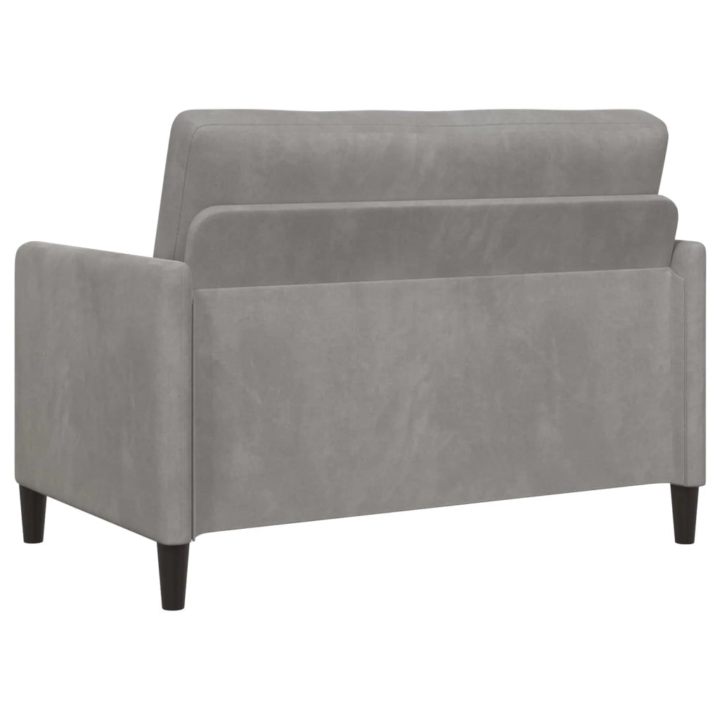 Set di Divani con Storage 2 pz Grigio Chiaro Poliestere 3429162