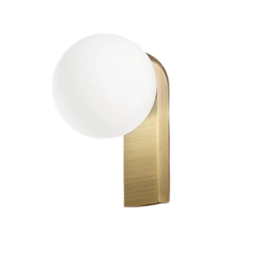 Applique Moderna Talia Alluminio Ottone Led 8W 3000K Ip44