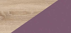 MOBILE LETTO SOPPALCO SCALETTA BAMBINI VERANA L cm H190x120x236 ROVERE VIOLA