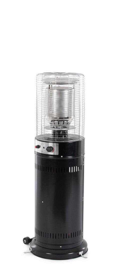 Scaldapatio a Gas  Ø46x135 cm in Acciaio Colonna Nero