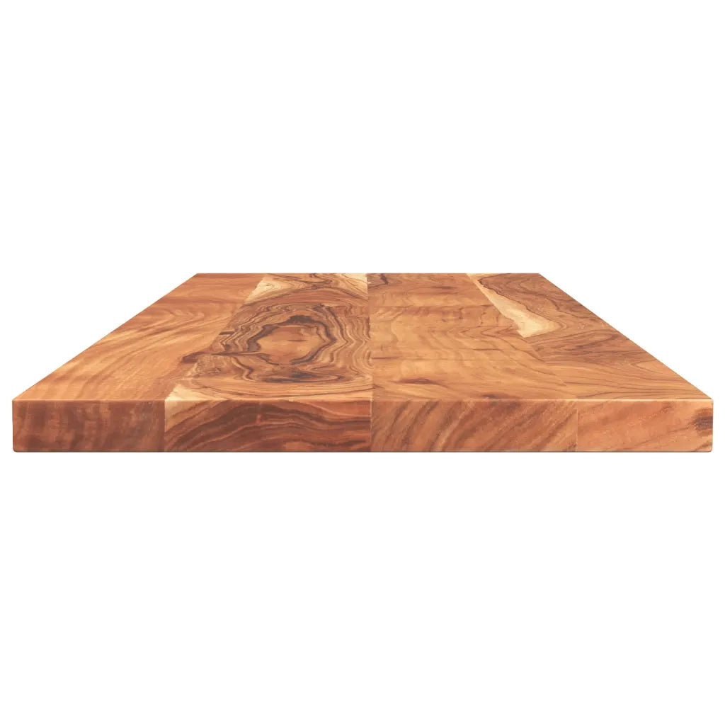 Piano Tavolo 140x50x3,8 cm Rettangolare Legno Massello Acacia