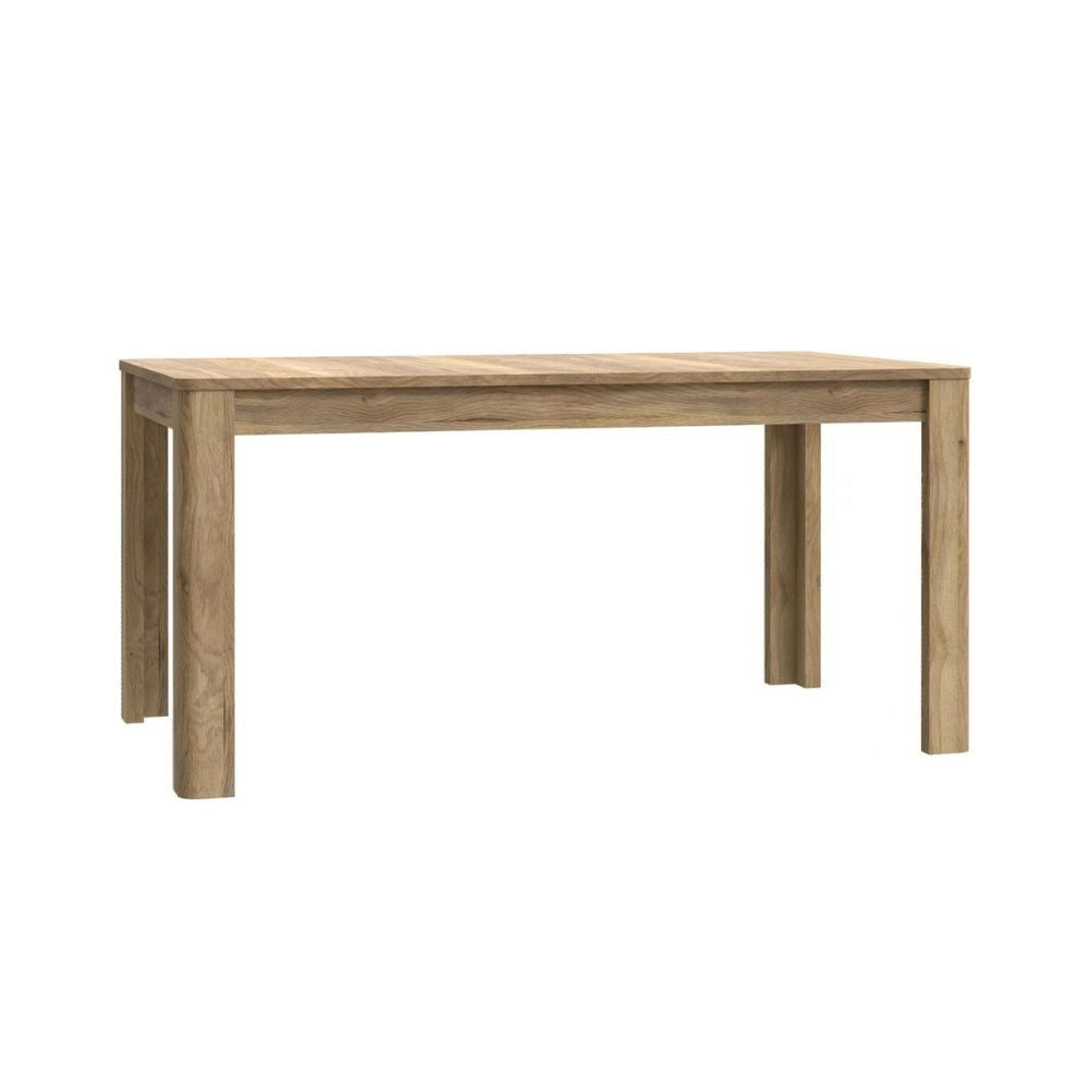 Tavolo rettangolare allungabile Mono Core 160/206 cm con allunga centrale colore rovere