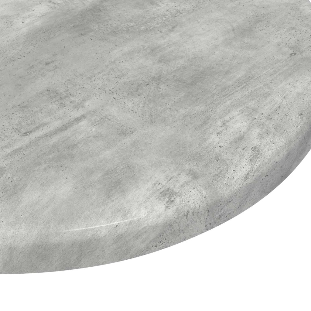 Piano del tavolo Grigio cemento Ø 30 x 1,5 cm Legno multistrato 880374