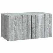 Mobile Porta TV da Muro Grigio Sonoma 59,5 x 31 x 30 cm