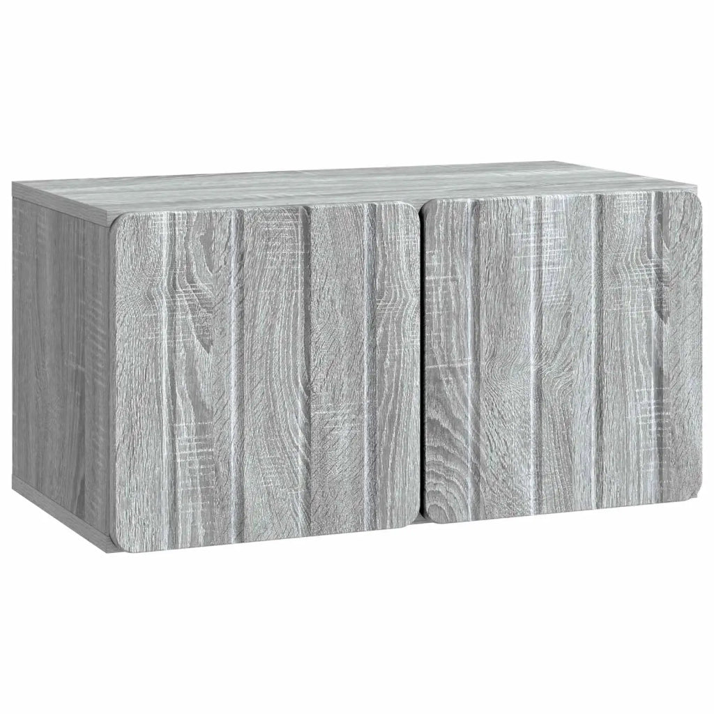 Mobile Porta TV da Muro Grigio Sonoma 59,5 x 31 x 30 cm