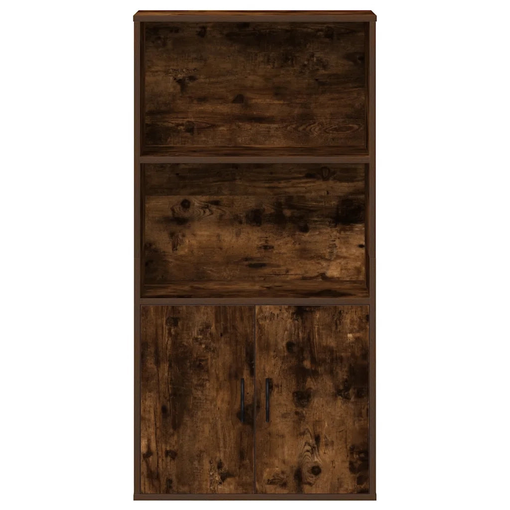 Libreria Rovere Fumo 60x24x120 cm in Truciolato 860422