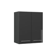 Vicco Pensile da cucina Antracite lucido 60 cm