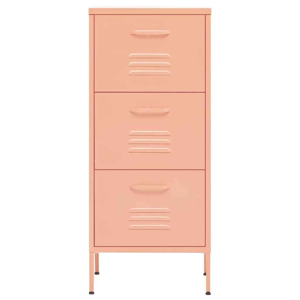 Armadietto Rosa 42,5x35x101,5 cm in Acciaio 336184