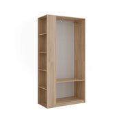 Armadio Elmo Sonoma 80 x 200 cm Set di 2 Vicco