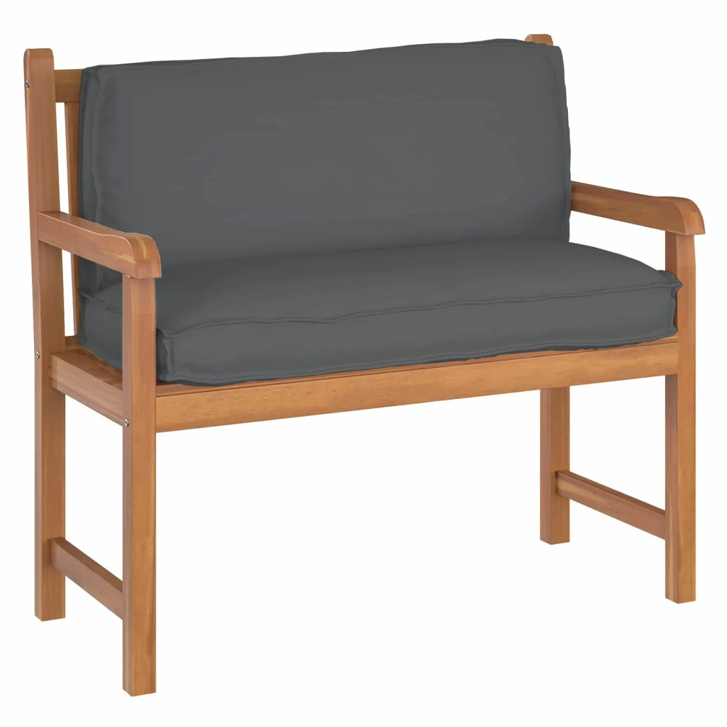 Cuscino Antracite 120 x 40 x 12 cm Tessuto Oxford 42001538