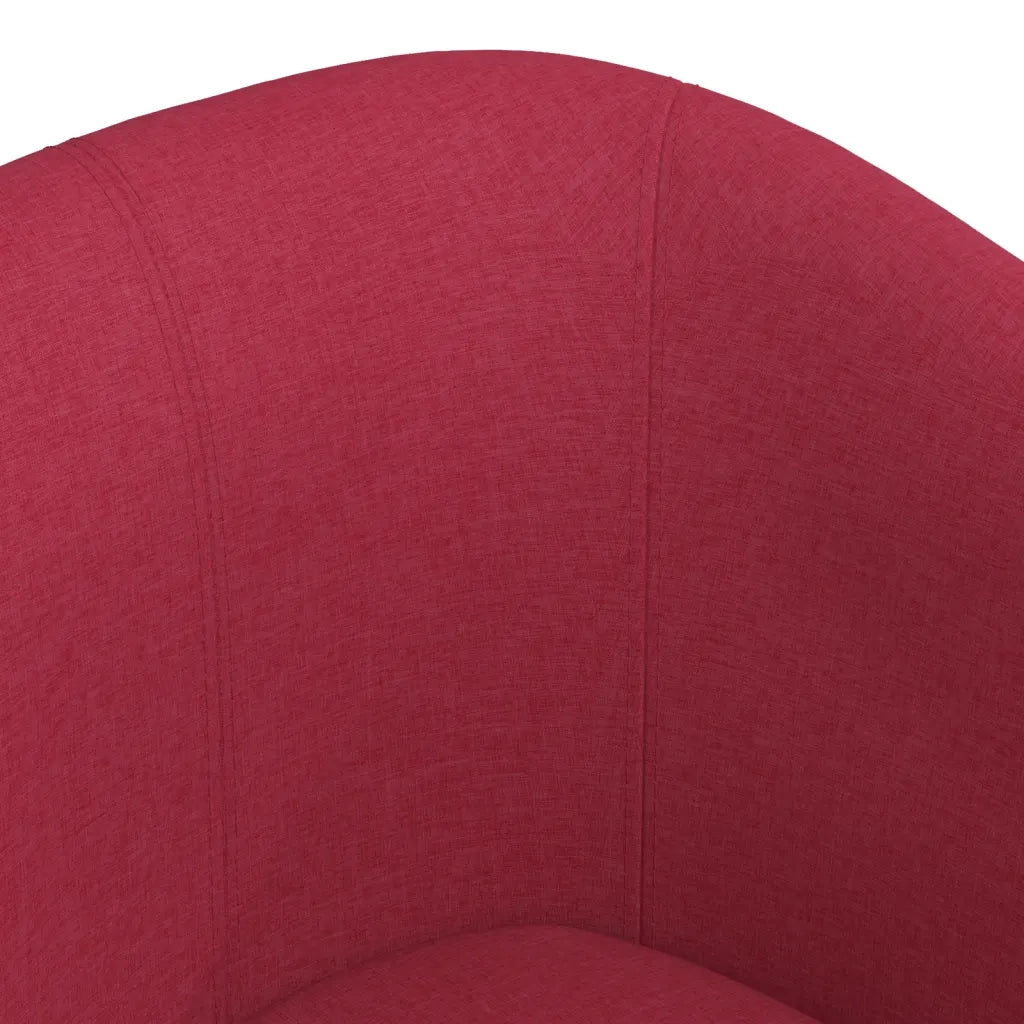 Poltrona | Sedia Relax Cabriolet Rosso Vino in Tessuto