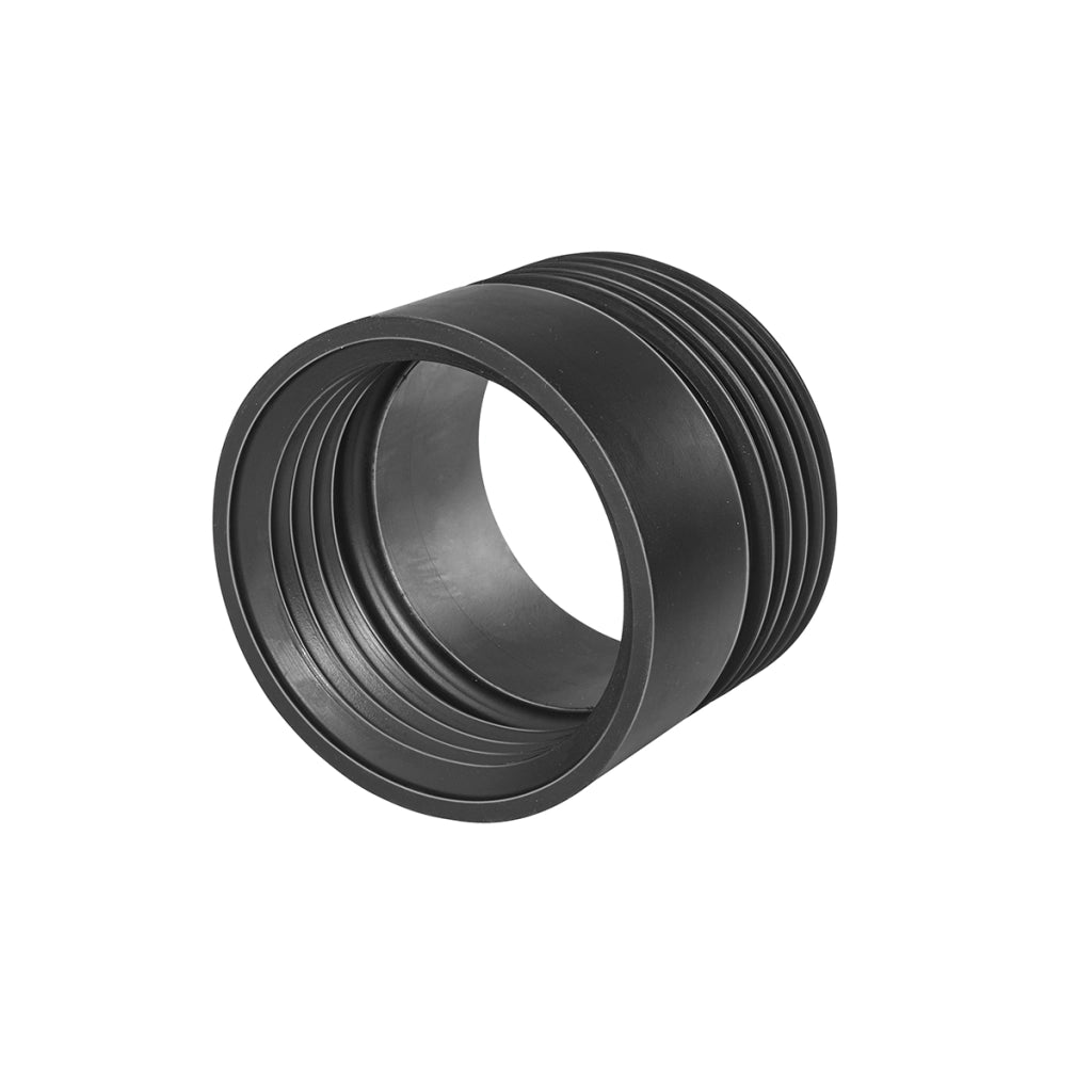 PROLUNGA WC DIRITTA IN GOMMA NERA- D. Est. 115 mm - Int. 95 mm- G.M.P- pezzi 1