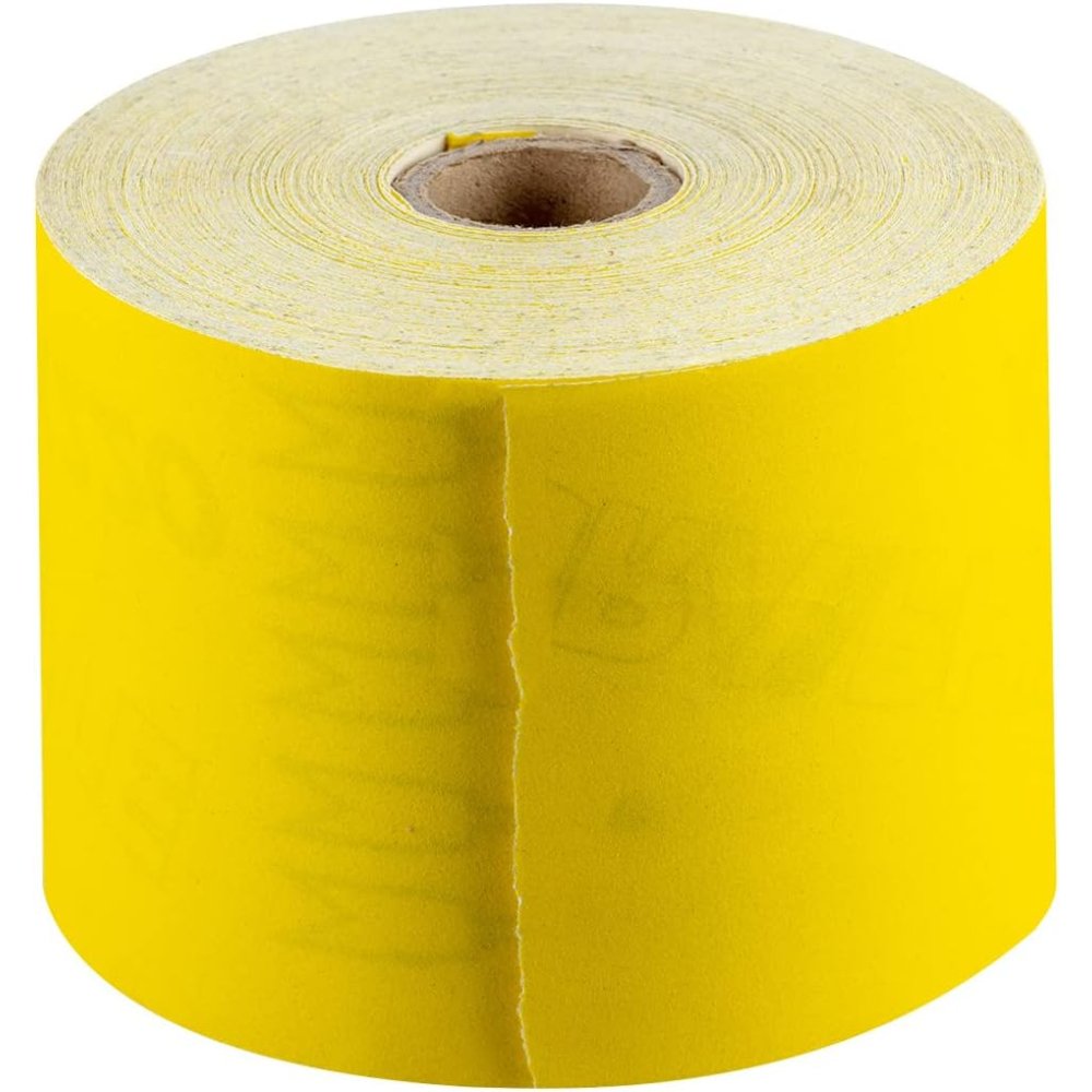 Topex 55h978 carta levigante 115 15 mm, k180, rotolo 50 m ds