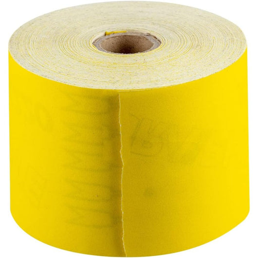 Topex 55h978 carta levigante 115 15 mm, k180, rotolo 50 m ds