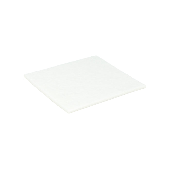Feltrino adesivo quadrato 100 x 100 mm. - bianco - 1 pz.