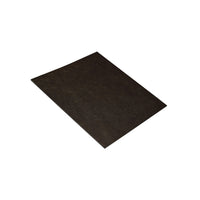 Feltrino adesivo quadrato 100 x 100 mm. - marrone - 1 pz.