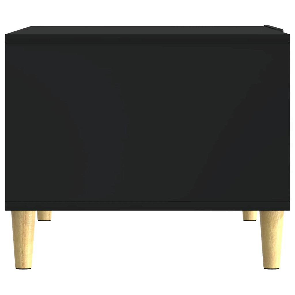 Tavolino da salotto Nero 50 x 49 x 40 cm Legno ingegnerizzato