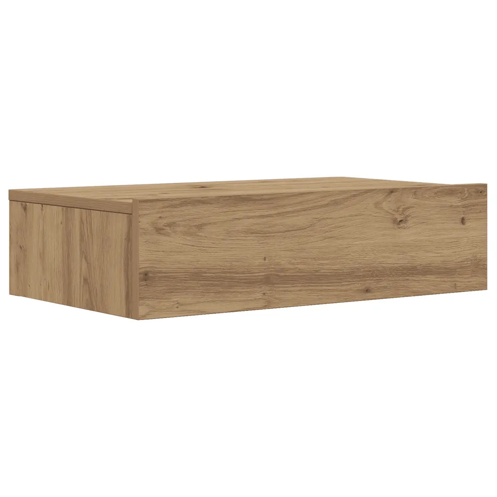 vidaXL Mobile Porta TV con Luci LED Rovere Artigianale 60x35x15,5 cm