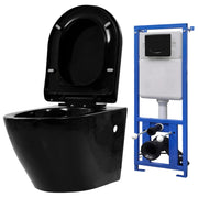 Kit completo per WC sospeso con cassetta di scarico in ceramica nera nascosta 02_0003582