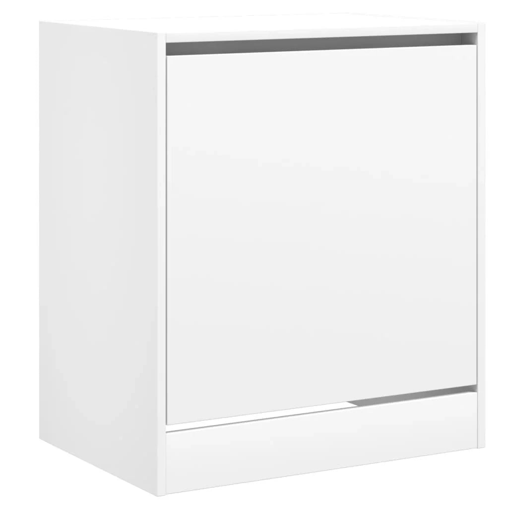 Scarpiera mobile contenitore per scarpe mobile per ingresso/corridoio/soggiorno 60 x 42 x 69 cm legno ingegnerizzato bianco 02_0021492