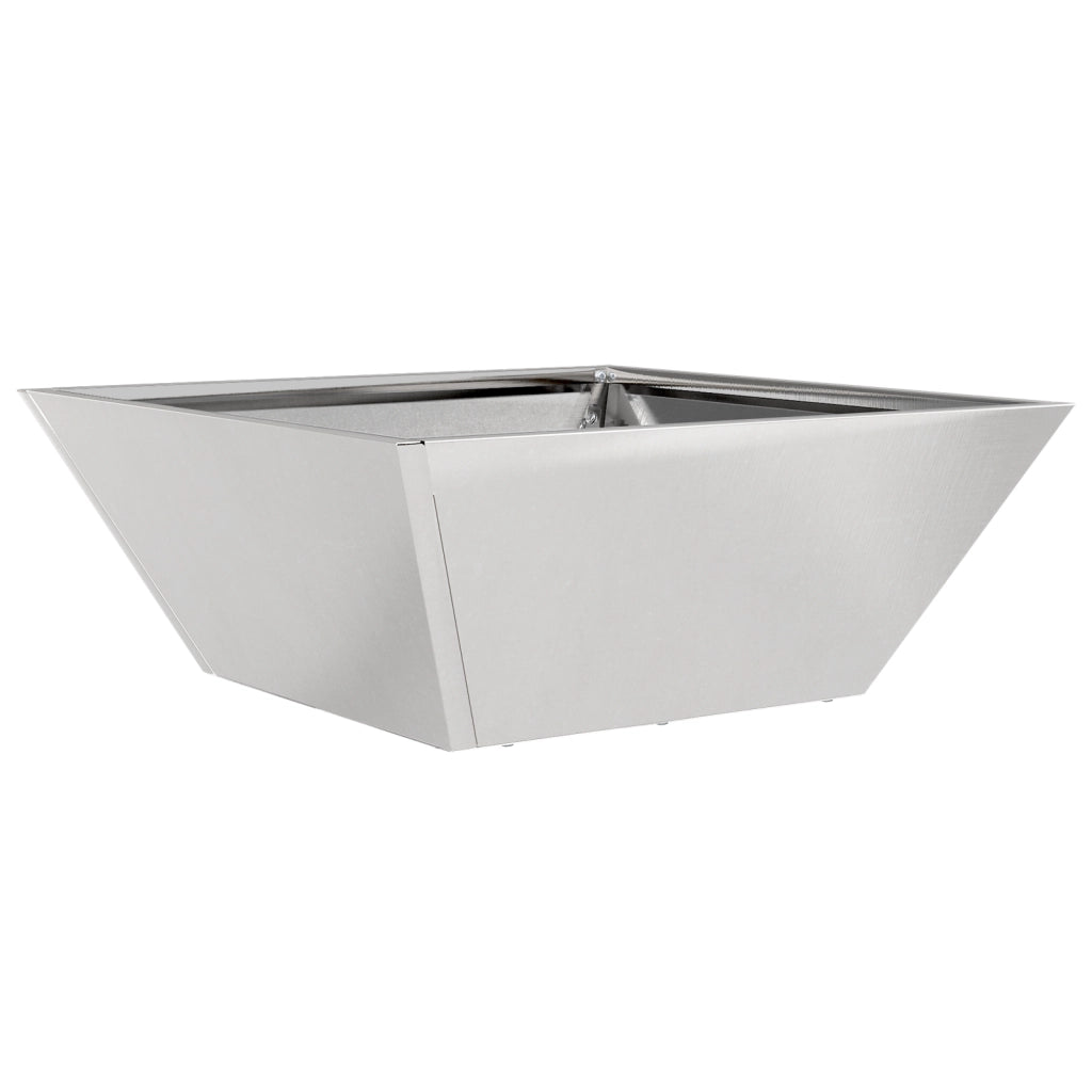 Vaso in Metallo Acciaio Inossidabile 40 x 40 x 15 cm