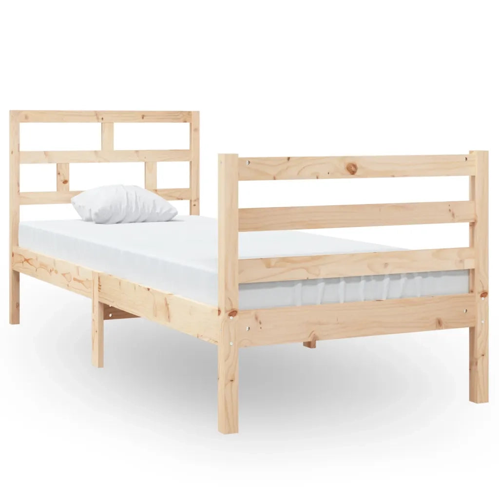 Giroletto-Struttura Letto 75x190 cm Small Single in Legno Massello 936167
