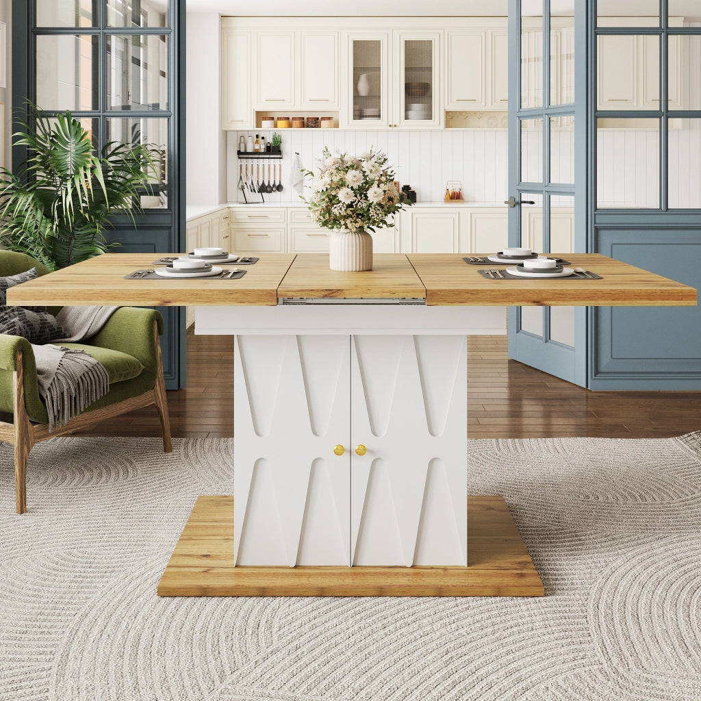 Tavolo da Pranzo Allungabile con Furnitura in Legno ¨C MINIMAL ¨C 110(140)x70x76.5 cm