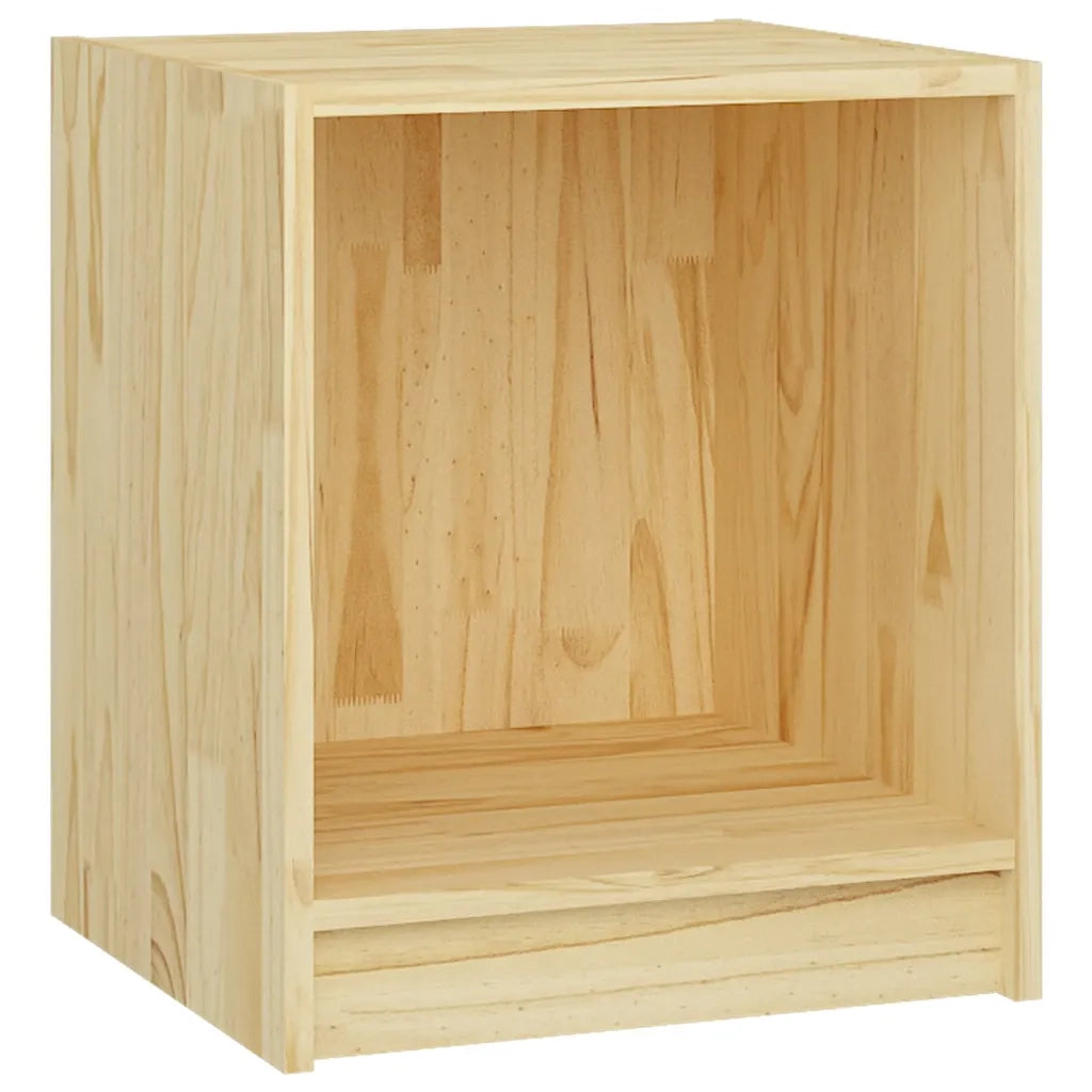 Comodino 35,5x33,5x41,5 cm in Legno Massello di Pino cod mxl 30229