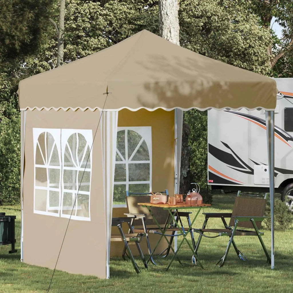 Tenda per feste a pop-up-Gazebo Crema 195 x 195 x 245 cm 807191