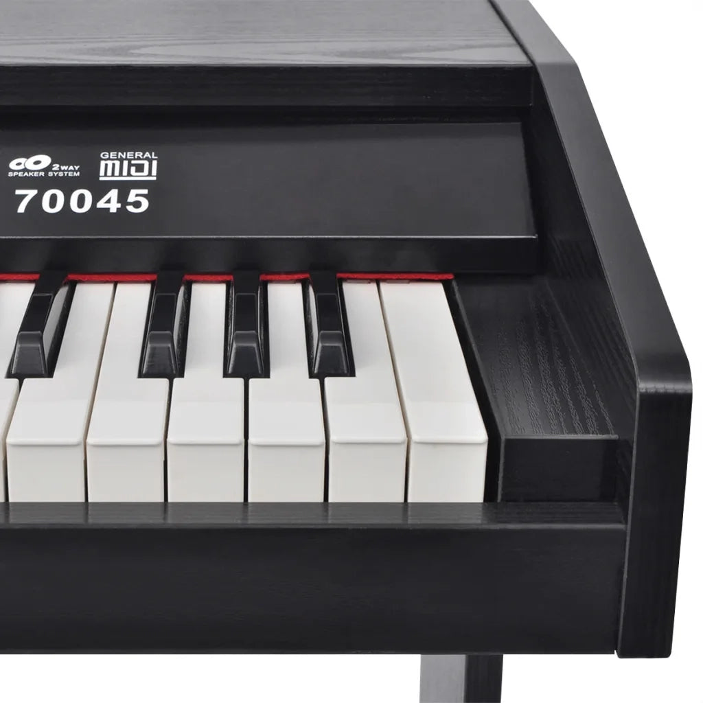 Pianoforte Digitale con 88 Tasti e Pedali in Melamina Nera