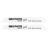 Topex 56h040 lame per sega a gat attuccio bim 150 x 19 x 0.9 mm 1