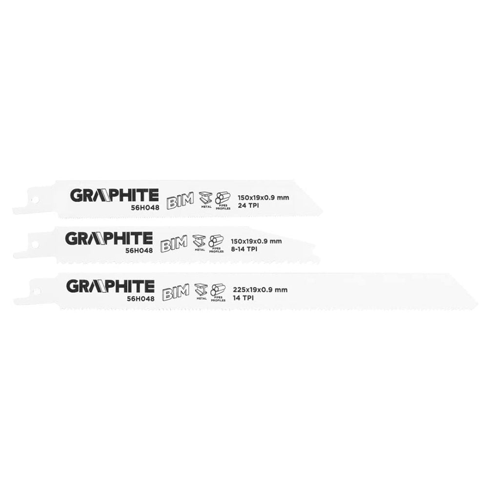 Topex 56h048 lame per sega a gat attuccio, bim, set 3 pezzi