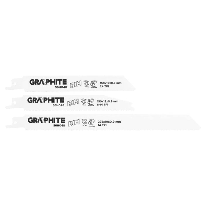 Topex 56h048 lame per sega a gat attuccio, bim, set 3 pezzi