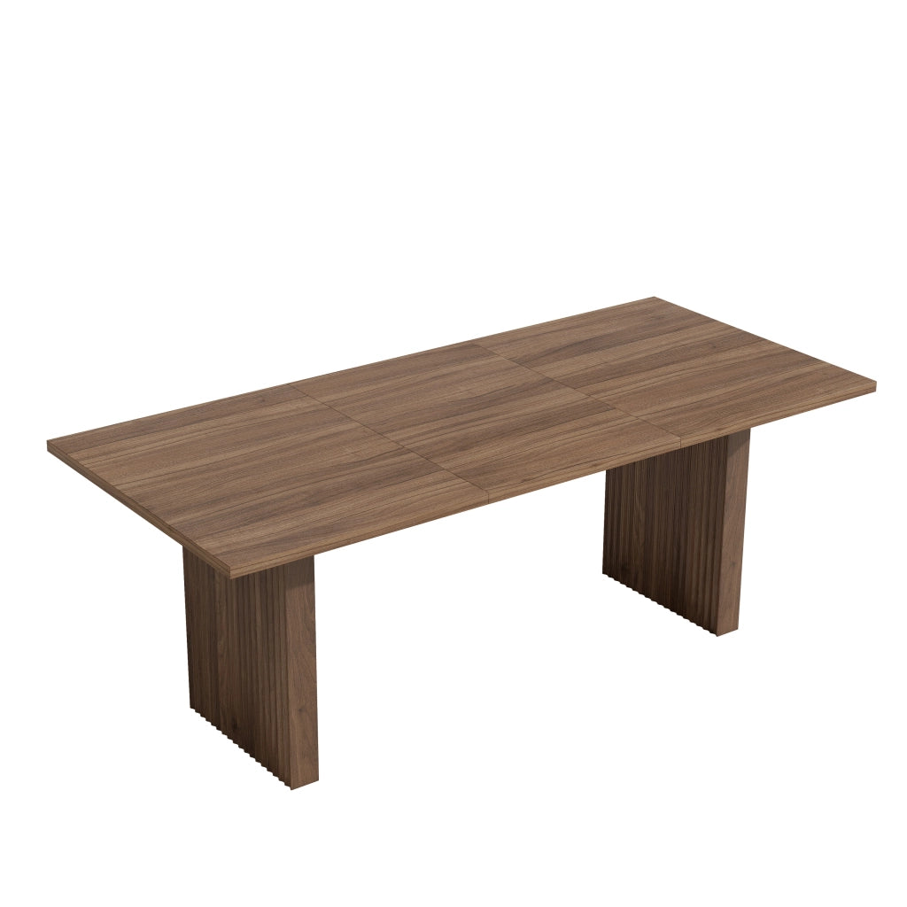 Tavolo da Pranzo Allungabile 140/200x90 cm ¨C Xylo ¨C Noce, Rettangolare, 6-8 Persone