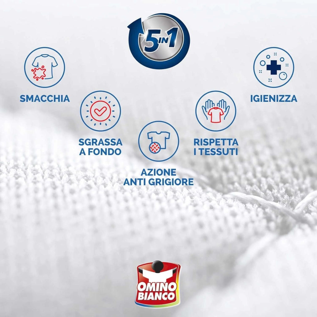 SET 12 PZ ADDITIVO OMINO BIANCO 100+ GEL 900ML SMACCHIANTE