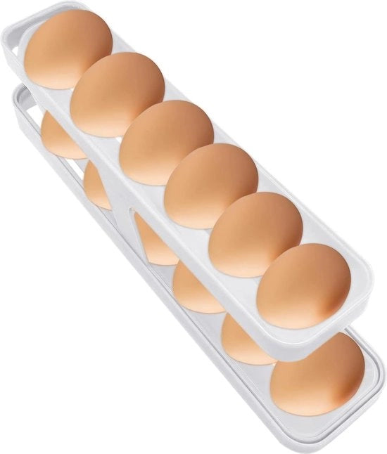 Contenitore per uova, contenitore per uova per frigorifero, contenitore per uova, accessori per la cucina per il contenimento delle uova nel frigorifero