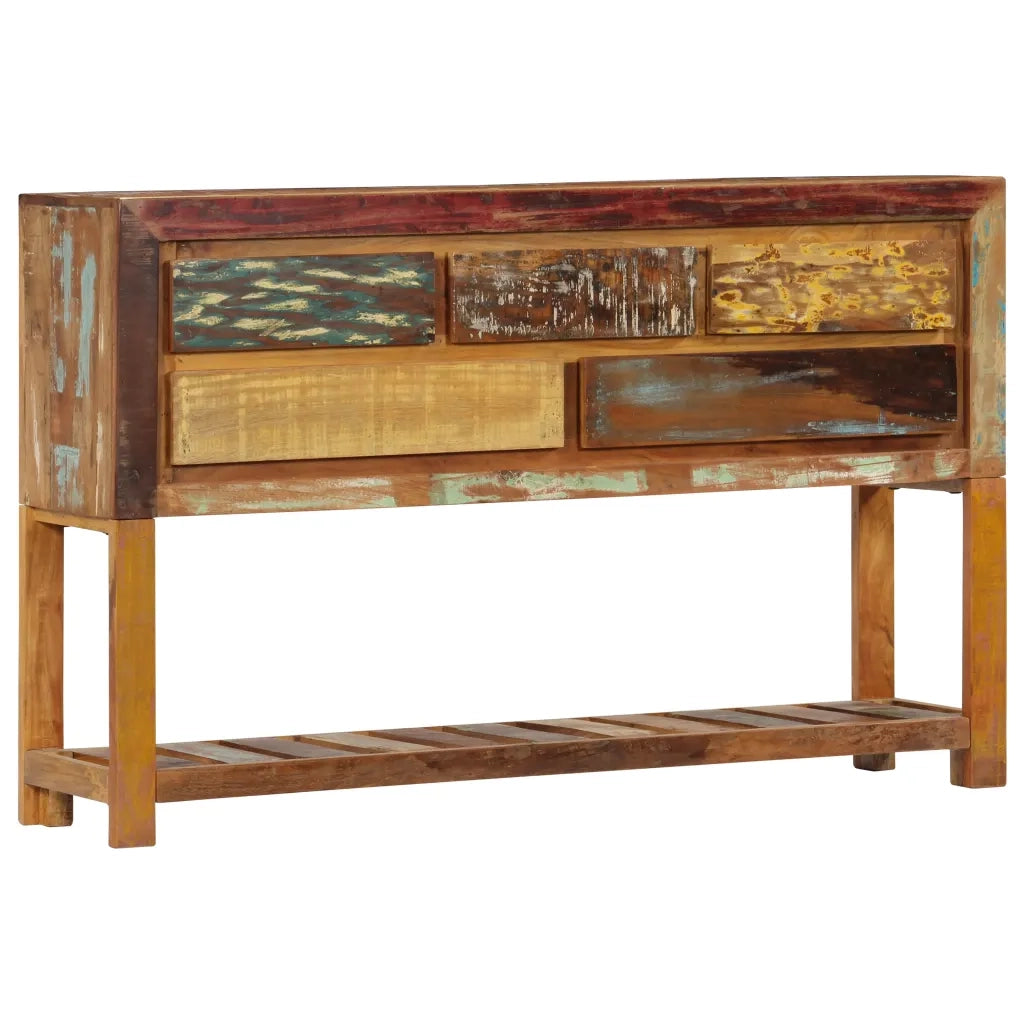 Credenza | Madia | Buffet da pranzo | Armadio da pranzo 120x30x75 cm Legno Massello di Recupero